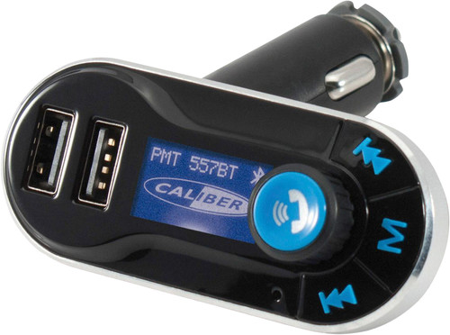 Krachtige Bluetooth FM Transmitter met ruisvrije technologie, USB-oplader  en Aux audio